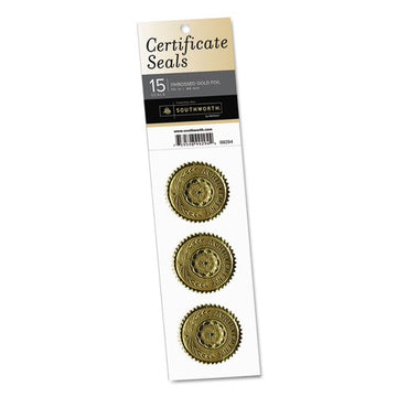 Southworth® Certificate Seals, 1.75" Dia., Silver, 3-sheet, 5 Sheets-pack freeshipping - TVN Wholesale